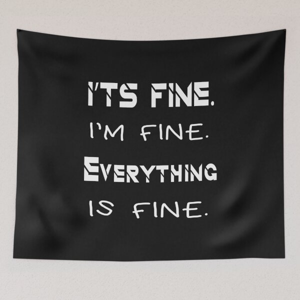 Item preview, It's fine i'm fine everything is fine,gift for teen,Introvert Shirt, Workout Shirt designed and sold by delkh07.