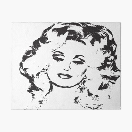 Item preview, Dolly Parton Black and White designed and sold by Tina Mancusi.