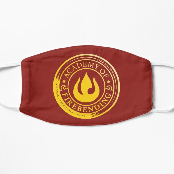 ATLA Academy of Firebending: Avatar Inspired-Design Flat Mask