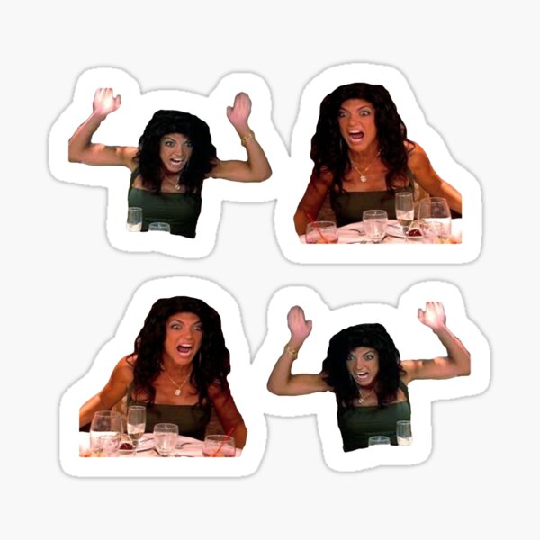 Prostitution Whore - The Table Flipper Collection. Ode to Real Housewife of New Jersey Teresa Giudice Sticker