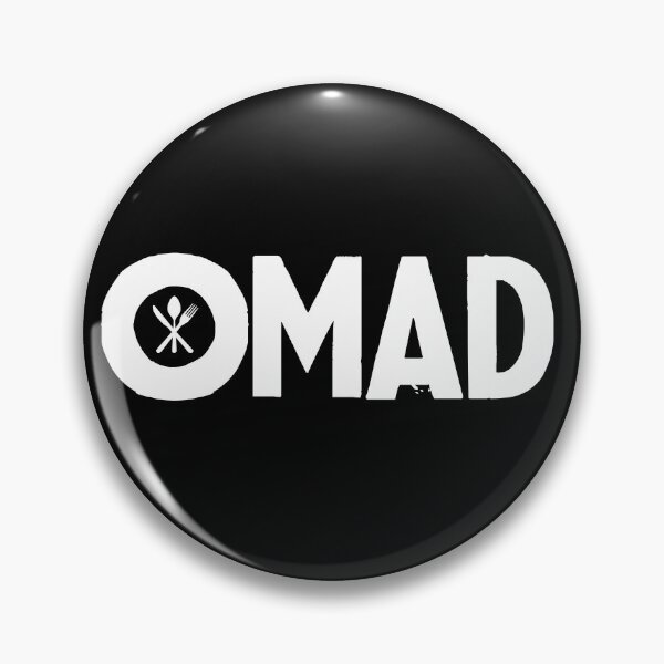 OMAD: One Meal a Day (Black) Pin