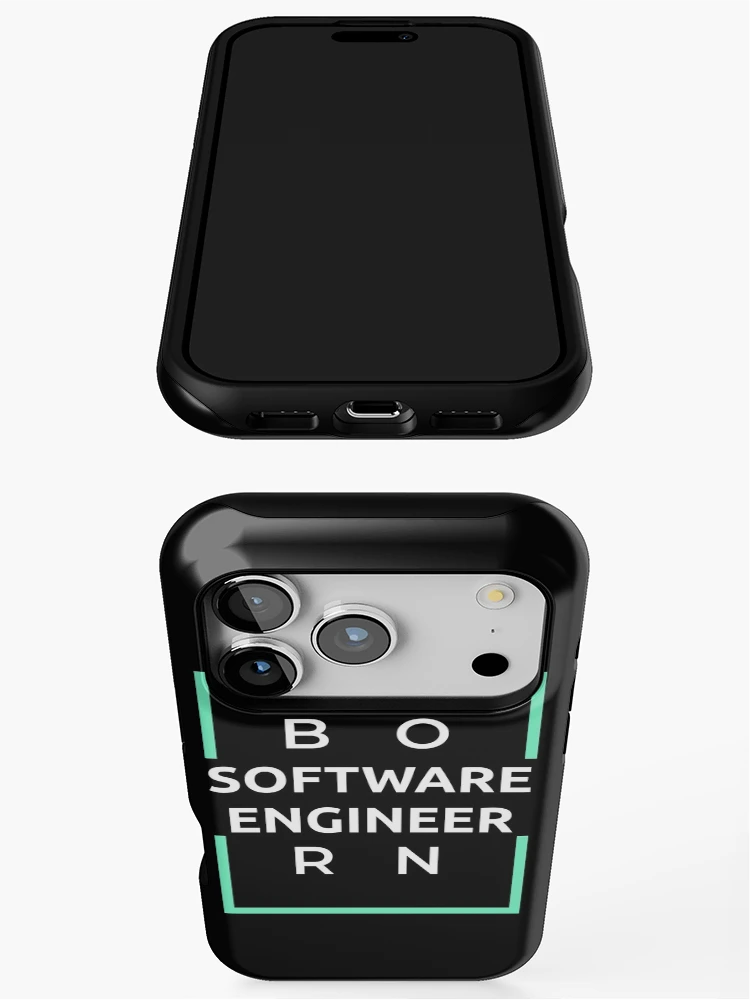 Thumbnail 3 of 4, iPhone Case, Born Software Developer designed and sold by Genuine Programmer.