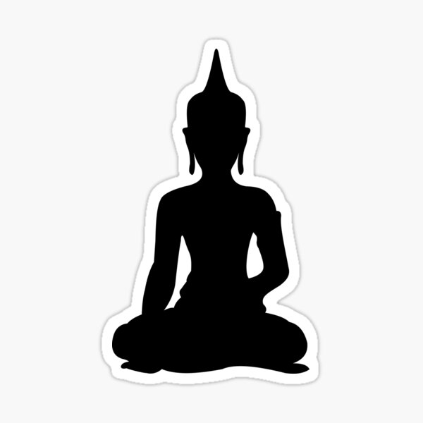 Simple Buddha Sticker