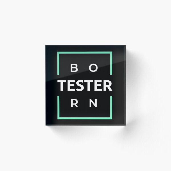 Artikelvorschau, Geborener Tester entworfen und verkauft von Genuine Programmer.