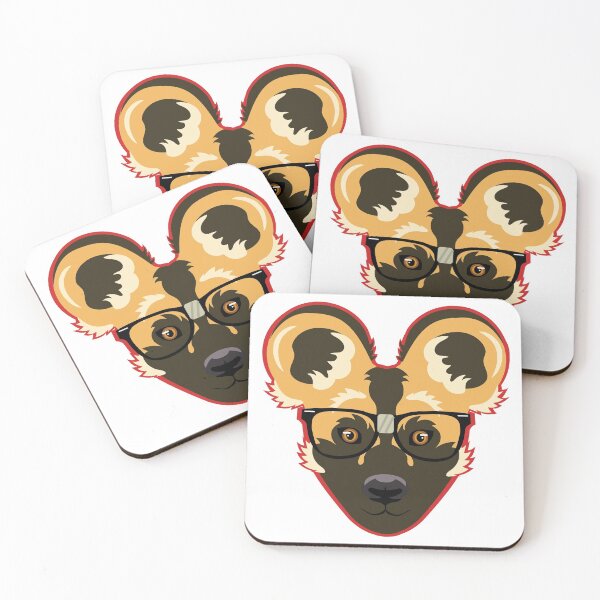 Item preview, Nerdy African Wild Dog designed and sold by Redcat057.