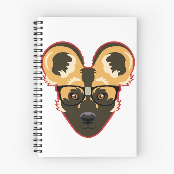 Item preview, Perro salvaje africano nerd designed and sold by Redcat057.