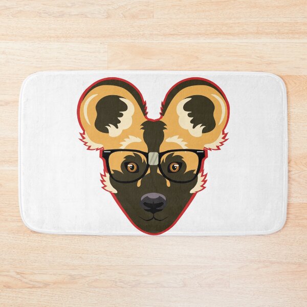 Item preview, Nerdy African Wild Dog designed and sold by Redcat057.