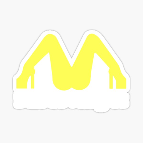 I love it this t-shirt, for men and women McDonald's lovers Sticker