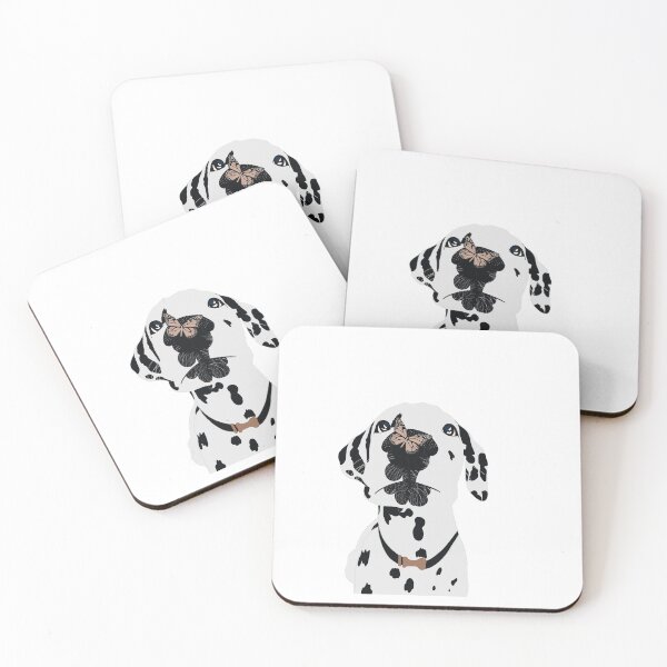 Item preview, puppy with butterfly designed and sold by Shreya Somani.