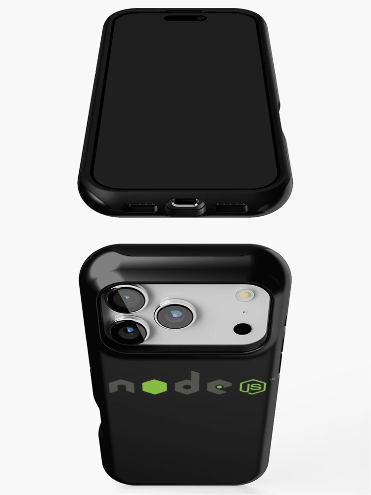 Thumbnail 3 of 4, iPhone Case, Node js style  JavaScript programmer designed and sold by Kristikniceart.