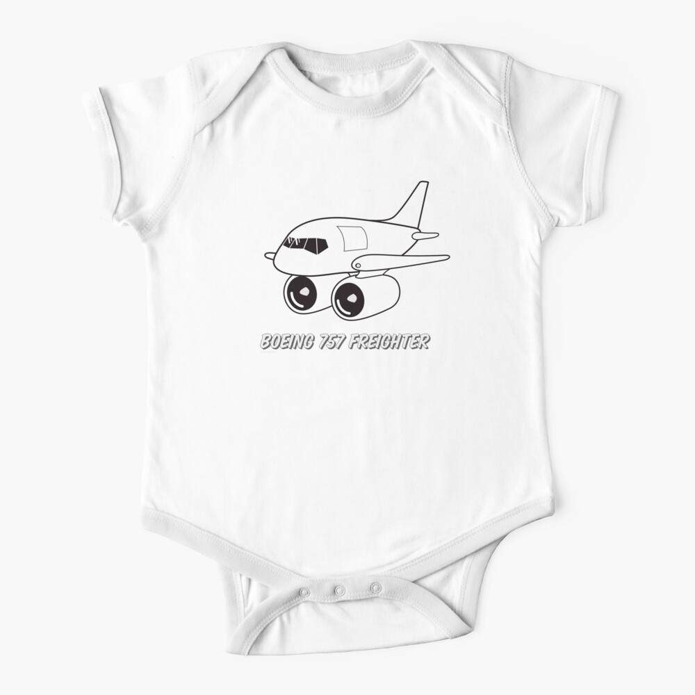 Boeing 757 Freighter Baby One Piece By Thepilotshack Redbubble