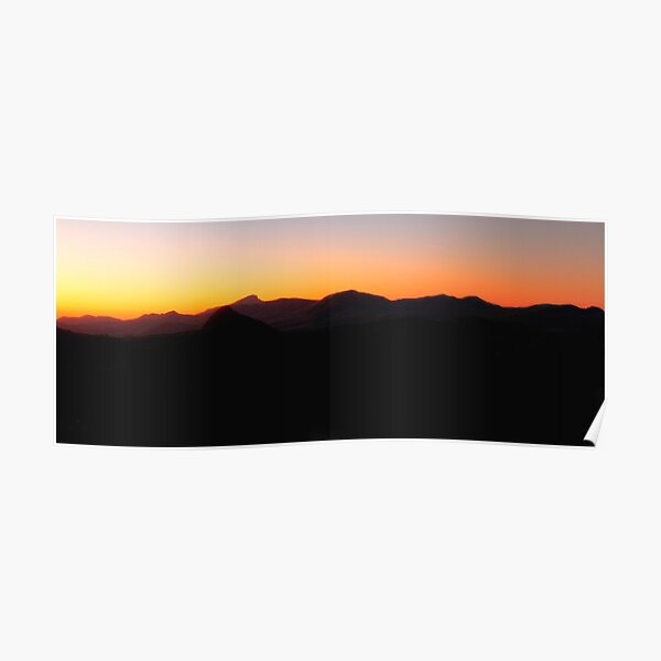 Warrumbungle skyline. Poster