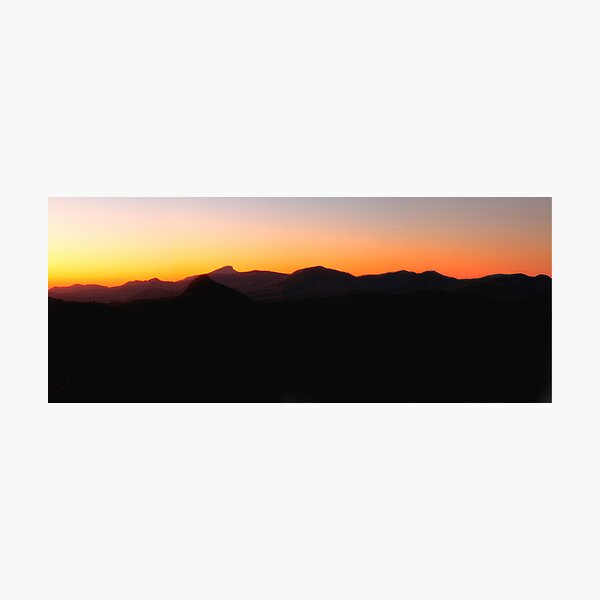 Warrumbungle skyline. Photographic Print