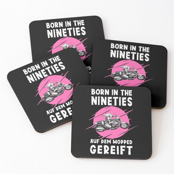 Item preview, Motorcyclist gift biker saying Born in the 90s designed and sold by SiRaGeckoDesign.