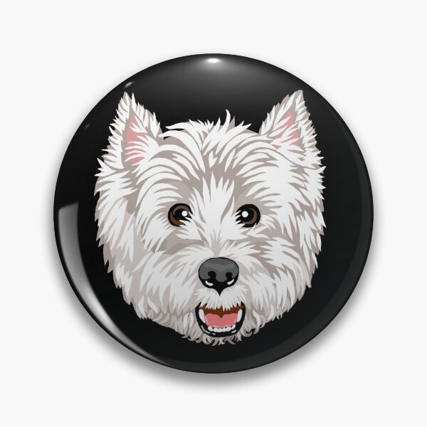 Item preview, Westie face designed and sold by Michelle Phong.