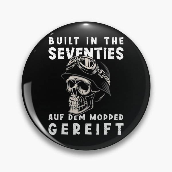 Item preview, Motorcycle gift biker saying Born in the 70s designed and sold by SiRaGeckoDesign.