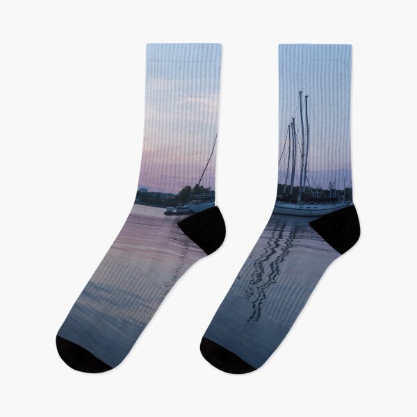 Item preview, Soft Purple Ripples - Yachts and Clouds Reflections designed and sold by Georgia Mizuleva.