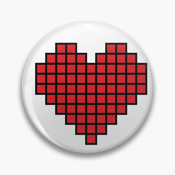 Item preview, Whole 8bit Heart designed and sold by Rubecula.