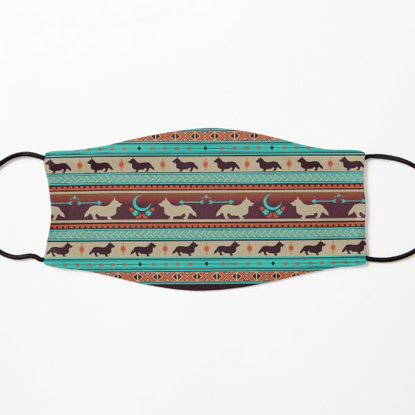 Boho dogs | Corgi sunset Kids Mask