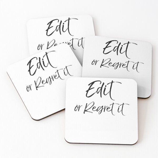Item preview, Edit or Regret it English Literature Teacher Quote designed and sold by TNDesignStudio.
