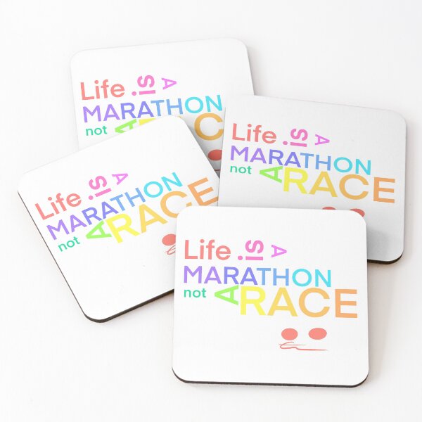 Item preview, Life is a Marathon not a Race designed and sold by Cam Wesley.