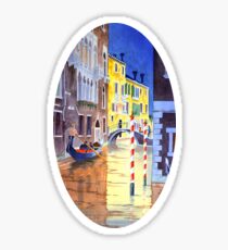 Reflections Of Venice Italy Sticker