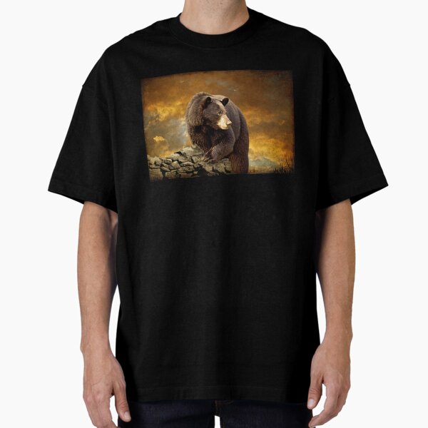 The Bear Went Over The Mountain Oversized T-Shirt