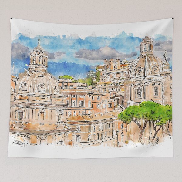 Item preview, Rome Cityscape designed and sold by AM FineArtPrints.