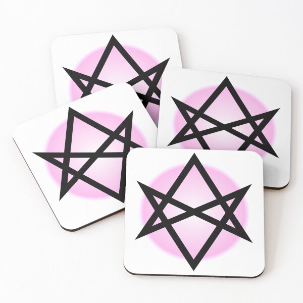 Item preview, Pink Unicursal Hexagram designed and sold by QCuLT.