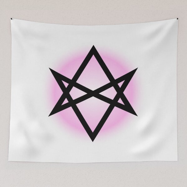 Item preview, Pink Unicursal Hexagram designed and sold by QCuLT.