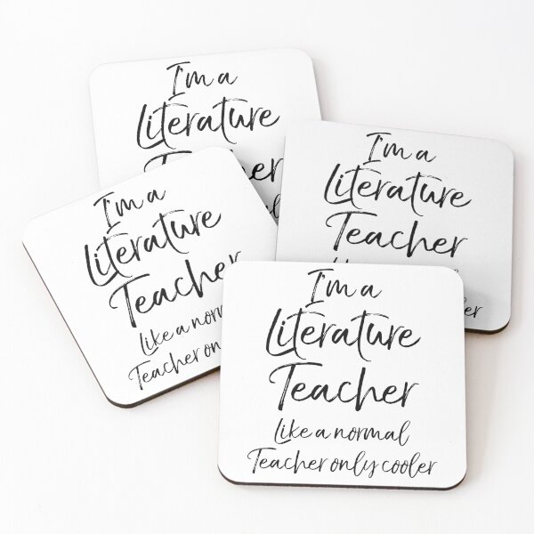 Item preview, I'm a Literature Teacher Like a Normal Teacher Only Cooler English Literature Teacher Quote designed and sold by TNDesignStudio.