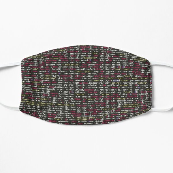Computer Code pattern Mask