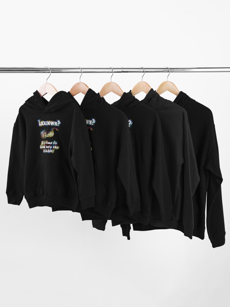 Alternate view of Break Into Your Yarn Stash Kids Pullover Hoodie