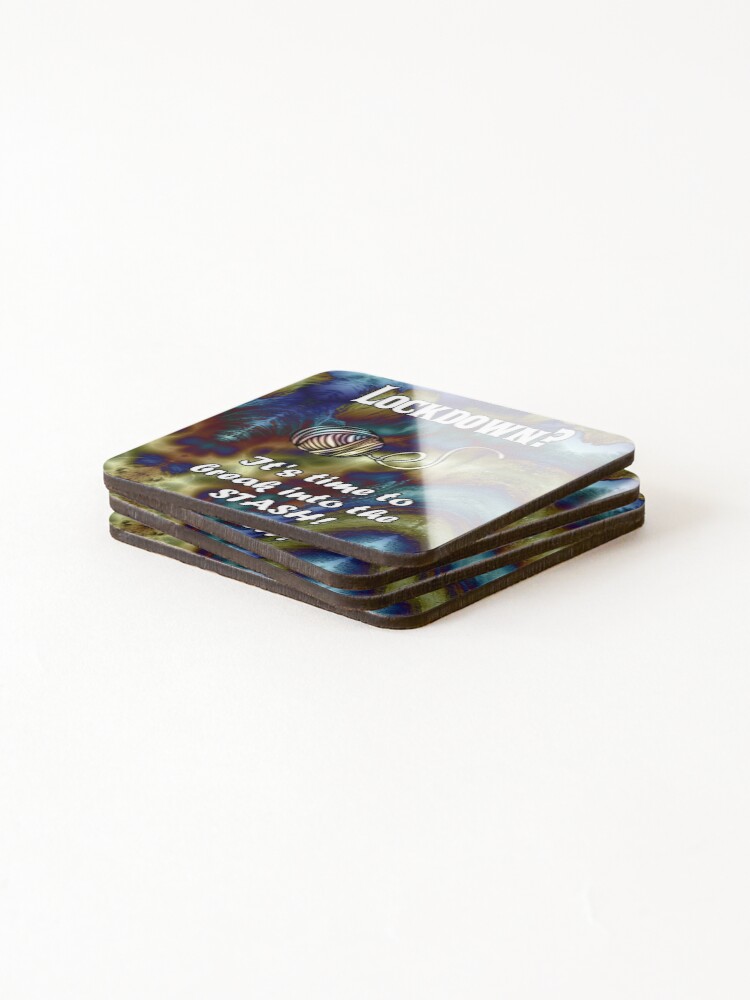 Alternate view of Break Into Your Yarn Stash Coasters (Set of 4)
