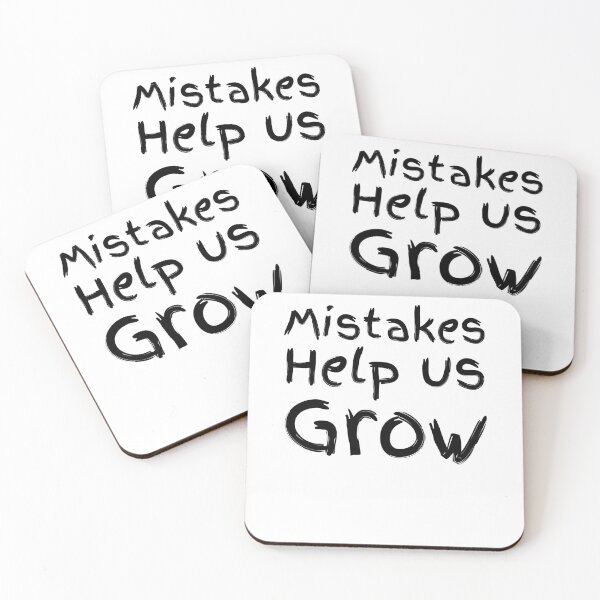 Item preview, Cute Mistakes Help Us Grow Teaching Quote designed and sold by TNDesignStudio.