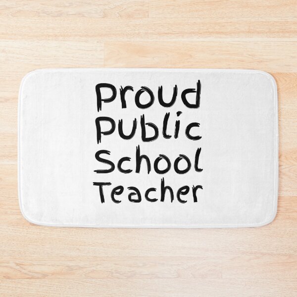 Item preview, Cute Proud Public School Teacher Teaching Quote designed and sold by TNDesignStudio.