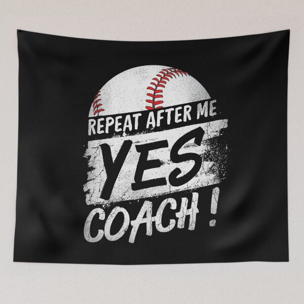Item preview, Repeat After me Yes Coach Baseball Shirt for Men Women Boys Girls Kids Softball Lover Gift designed and sold by LiqueGifts.