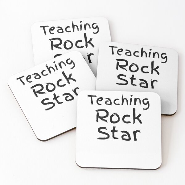 Aperçu de l'œuvre Cute Teaching Rock Star Teaching Quote créée et vendue par TNDesignStudio.
