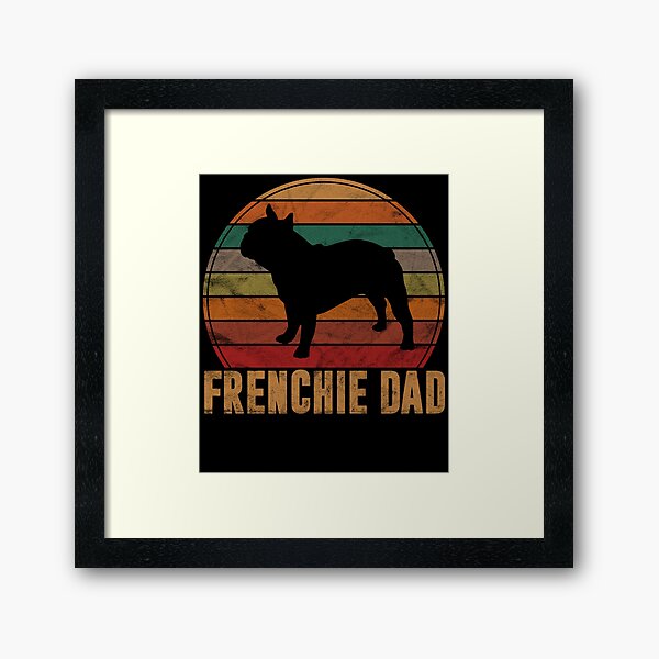 Item preview, Retro French Bulldog Dad Gift Dog Owner Pet Frenchie Father  designed and sold by Nikolaienko Artem.