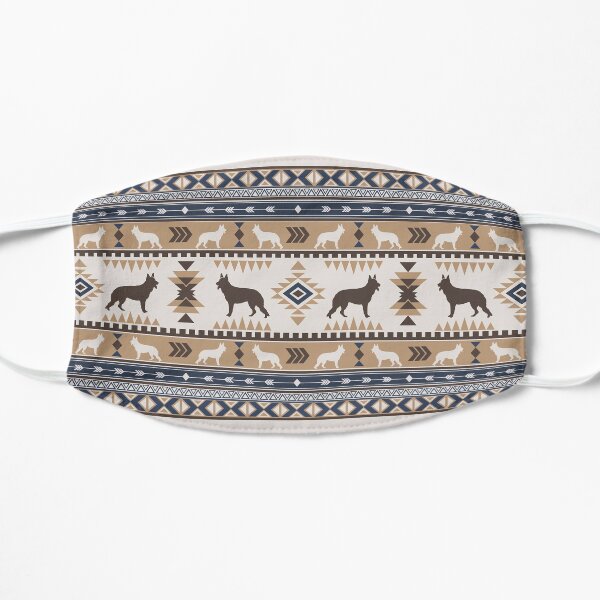 Boho dogs | German shepherd tan Flat Mask
