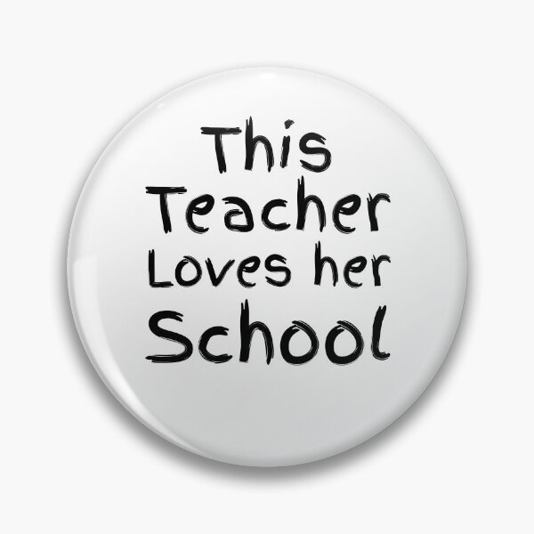 Artikelvorschau, Cute This Teacher Loves Her School Teaching Quote entworfen und verkauft von TNDesignStudio.