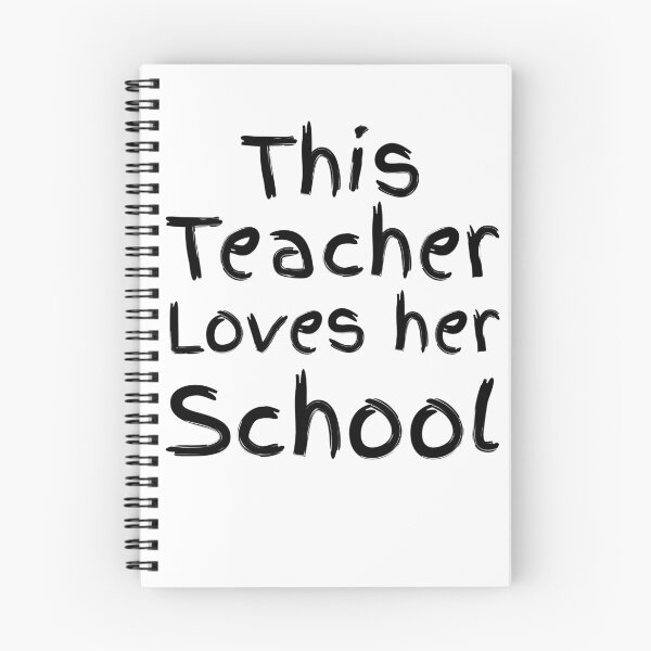 Item preview, Cute This Teacher Loves Her School Teaching Quote designed and sold by TNDesignStudio.