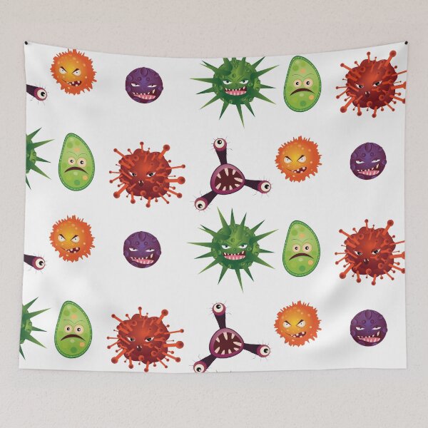 Item preview, Cartoon Viruses designed and sold by AnnArtshock.