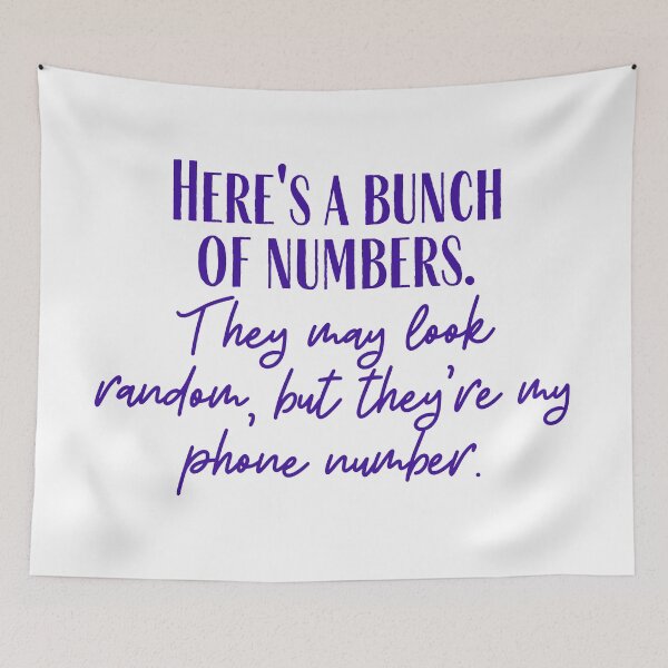 Item preview, My Phone Number designed and sold by cobie123270.