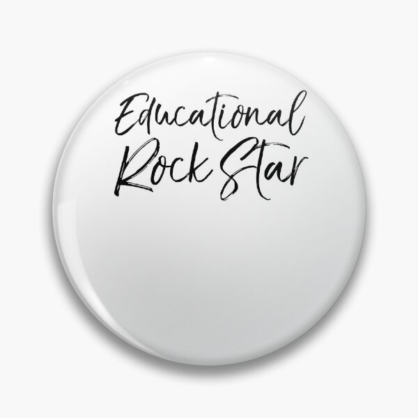 Artikelvorschau, Educational Rock Star Teaching Quote entworfen und verkauft von TNDesignStudio.