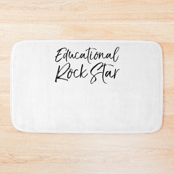 Item preview, Educational Rock Star Teaching Quote designed and sold by TNDesignStudio.