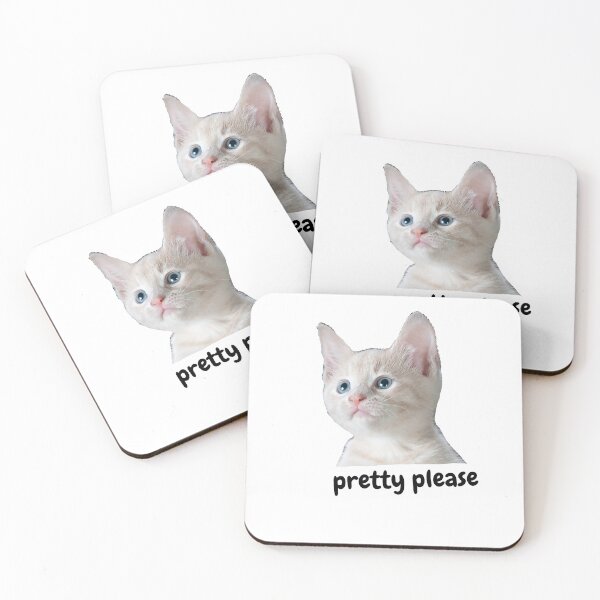 Item preview, Pretty Please Cute Cat designed and sold by offtza.