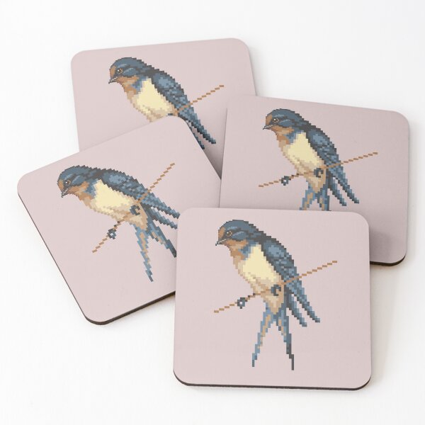 Item preview, Bird 6 pixel swallow  designed and sold by colatudo.