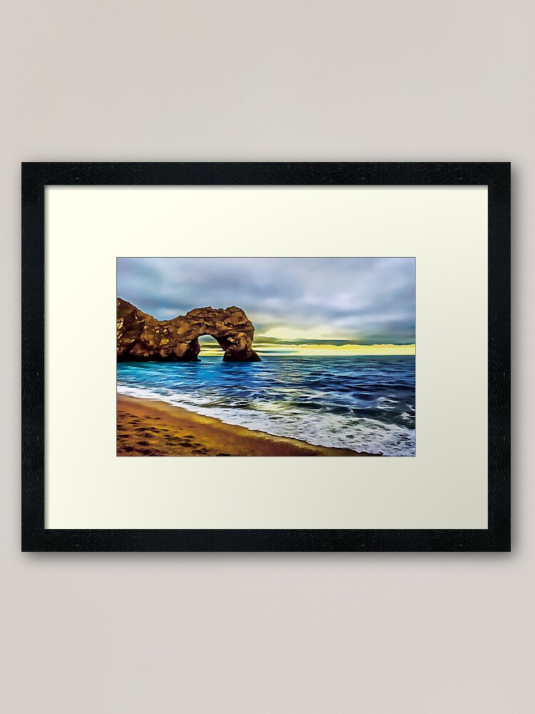 Durdle Door framed Painting