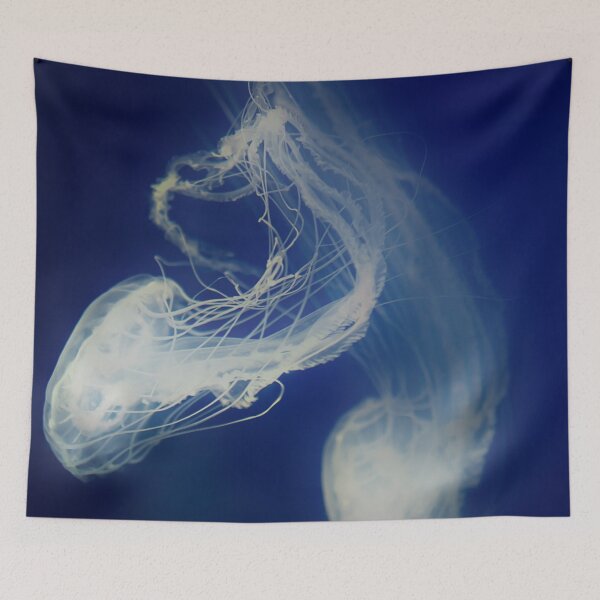 Item preview, Bluish smoke blue and black background designed and sold by philippe souvy.